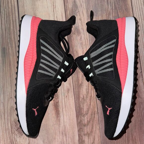 Women’s Puma Pacer Net Cage Black-Pink Shoes Size 6.5 - Picture 5 of 8